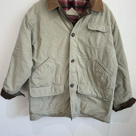 VTG Urban Equipment Mens Medium Field Barn Jacket Corduroy Collar Buttoned 90's - Picture 12 of 15